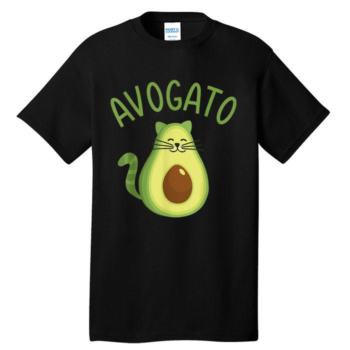 Funny Avogato Cat For Avocado Lover And Cinco De Mayo Tall T-Shirt