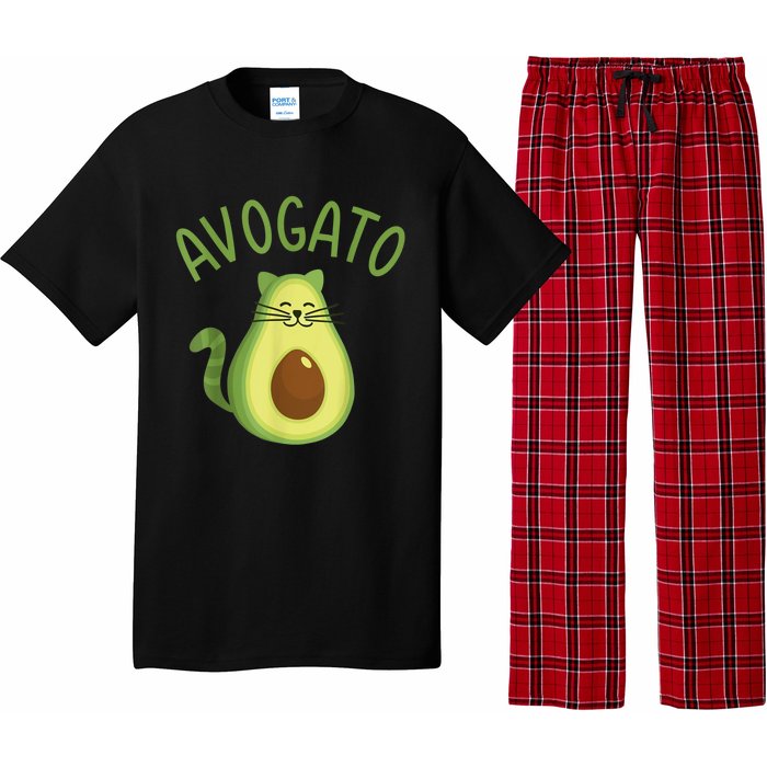 Funny Avogato Cat For Avocado Lover And Cinco De Mayo Pajama Set