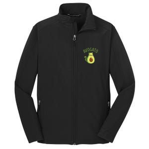 Funny Avogato Cat For Avocado Lover And Cinco De Mayo Core Soft Shell Jacket