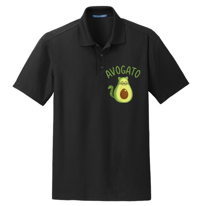 Funny Avogato Cat For Avocado Lover And Cinco De Mayo Dry Zone Grid Polo