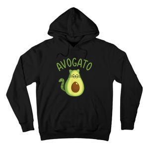 Funny Avogato Cat For Avocado Lover And Cinco De Mayo Tall Hoodie