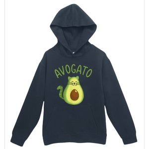 Funny Avogato Cat For Avocado Lover And Cinco De Mayo Urban Pullover Hoodie