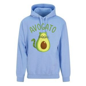 Funny Avogato Cat For Avocado Lover And Cinco De Mayo Unisex Surf Hoodie