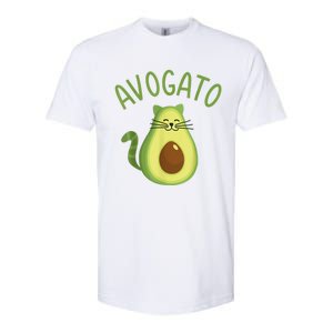 Funny Avogato Cat For Avocado Lover And Cinco De Mayo Softstyle CVC T-Shirt