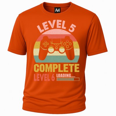 Funny And Cute Gamer Level 5 Complete Level 6 Loading Meaningful Gift Cooling Performance Crew T-Shirt