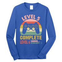 Funny And Cute Gamer Level 5 Complete Level 6 Loading Meaningful Gift Long Sleeve Shirt