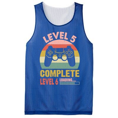 Funny And Cute Gamer Level 5 Complete Level 6 Loading Meaningful Gift Mesh Reversible Basketball Jersey Tank