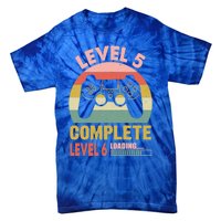 Funny And Cute Gamer Level 5 Complete Level 6 Loading Meaningful Gift Tie-Dye T-Shirt