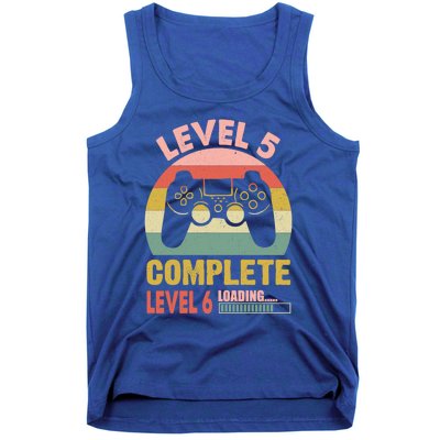 Funny And Cute Gamer Level 5 Complete Level 6 Loading Meaningful Gift Tank Top