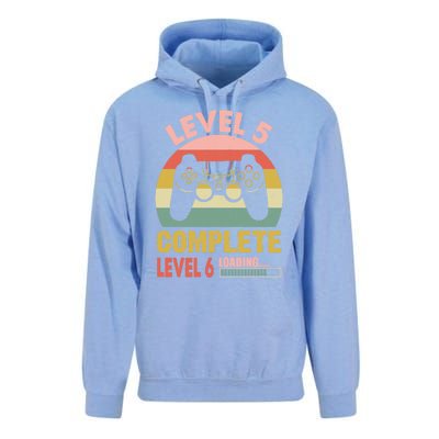 Funny And Cute Gamer Level 5 Complete Level 6 Loading Meaningful Gift Unisex Surf Hoodie