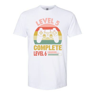 Funny And Cute Gamer Level 5 Complete Level 6 Loading Meaningful Gift Softstyle CVC T-Shirt