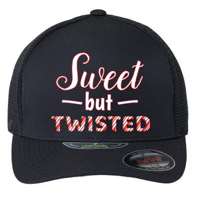 Funny And Cute Sweet But Twisted Gift Flexfit Unipanel Trucker Cap