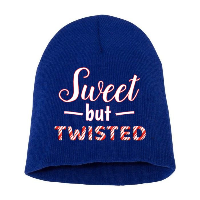 Funny And Cute Sweet But Twisted Gift Short Acrylic Beanie