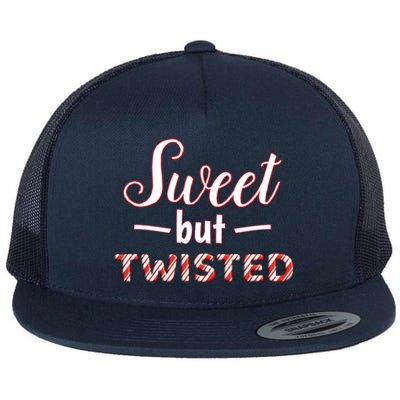 Funny And Cute Sweet But Twisted Gift Flat Bill Trucker Hat