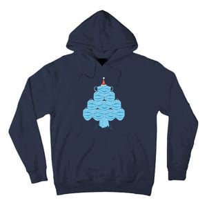 Face Mask Christmas Tree Tall Hoodie