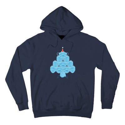 Face Mask Christmas Tree Tall Hoodie