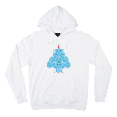 Face Mask Christmas Tree Hoodie