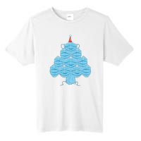 Face Mask Christmas Tree Tall Fusion ChromaSoft Performance T-Shirt