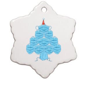 Face Mask Christmas Tree Ceramic Star Ornament