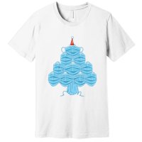 Face Mask Christmas Tree Premium T-Shirt