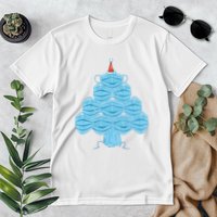 Face Mask Christmas Tree Premium T-Shirt