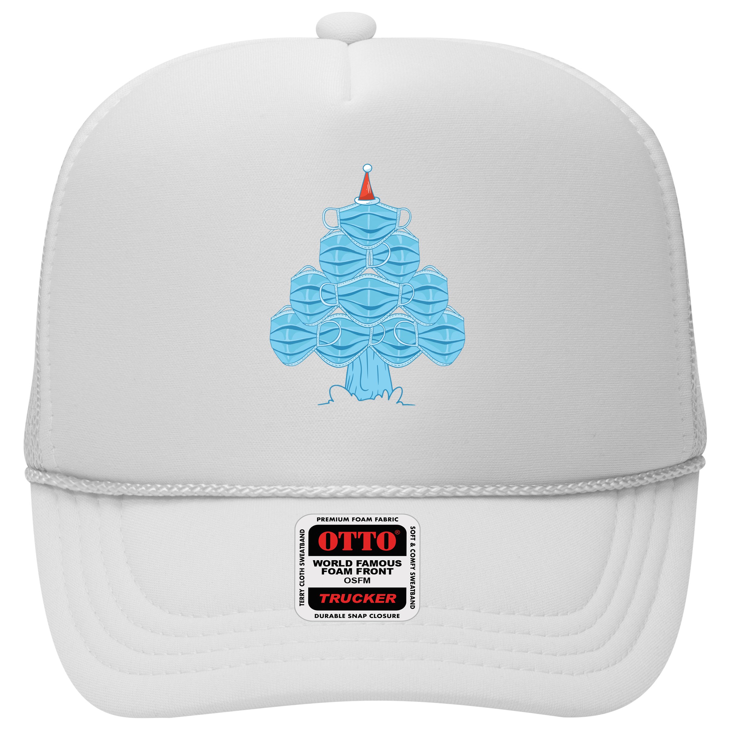 Face Mask Christmas Tree Hat