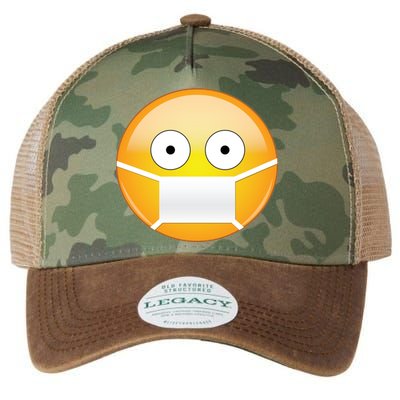 Face Medical Mask Emoji Legacy Tie Dye Trucker Hat