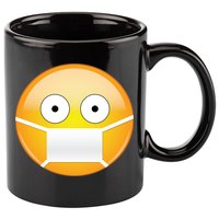 Face Medical Mask Emoji 11oz C Handle Ceramic Mug