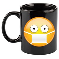 Face Medical Mask Emoji 11oz C Handle Ceramic Mug