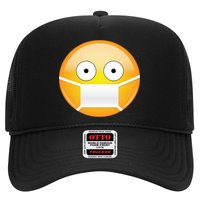 Face Medical Mask Emoji Trucker Hat