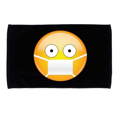 Face Medical Mask Emoji Microfiber Hand Towel