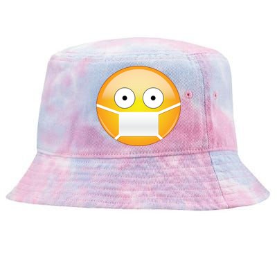 Face Medical Mask Emoji Tie-Dyed Bucket Hat