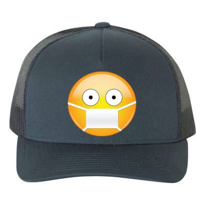 Face Medical Mask Emoji Yupoong Adult 5-Panel Trucker Hat