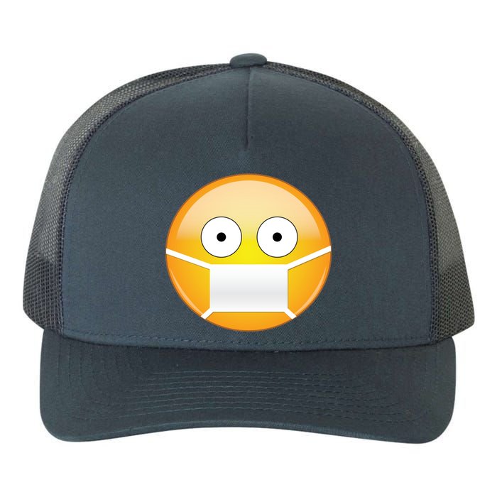 Face Medical Mask Emoji Yupoong Adult 5-Panel Trucker Hat