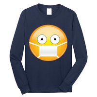 Face Medical Mask Emoji Long Sleeve Shirt