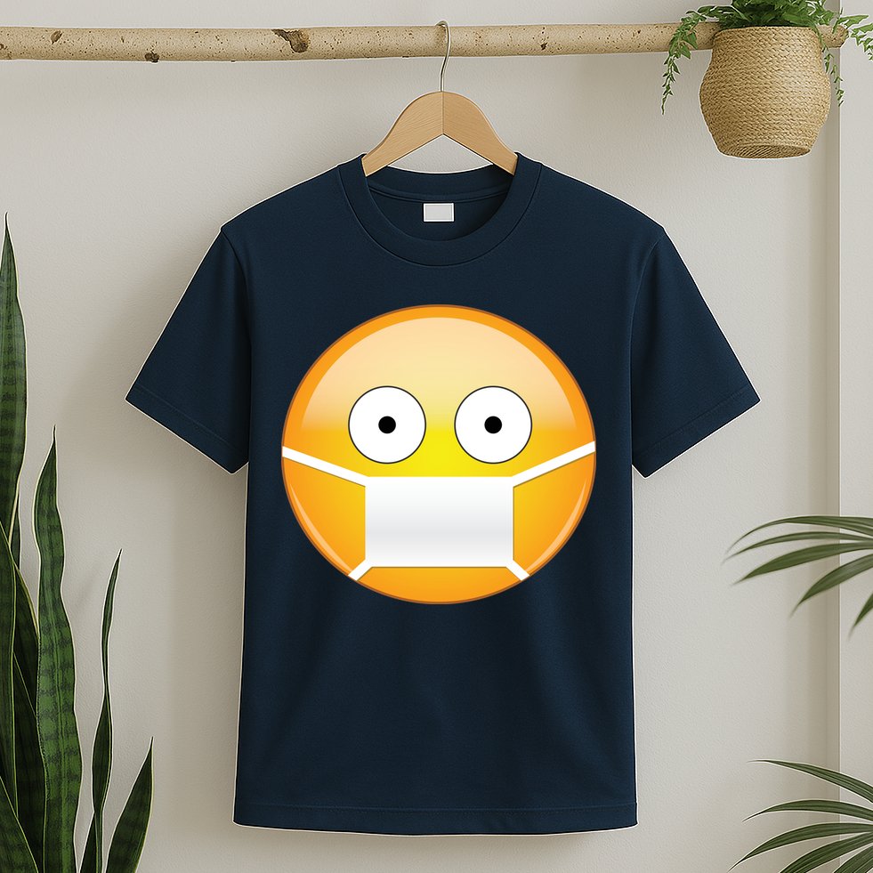 Face Medical Mask Emoji T-Shirt