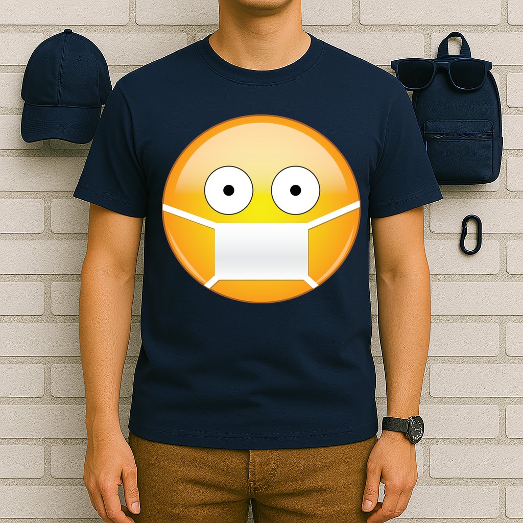 Face Medical Mask Emoji T-Shirt