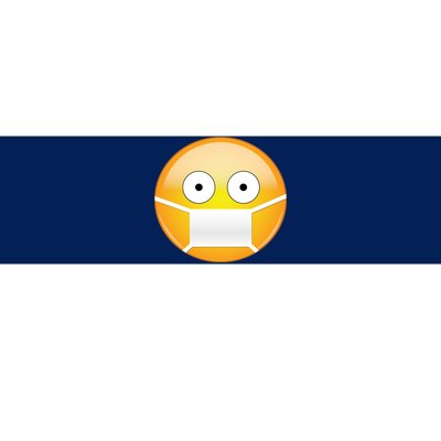 Face Medical Mask Emoji Bumper Sticker