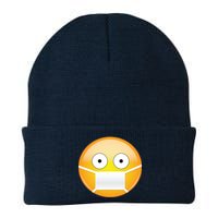 Face Medical Mask Emoji Knit Cap Winter Beanie