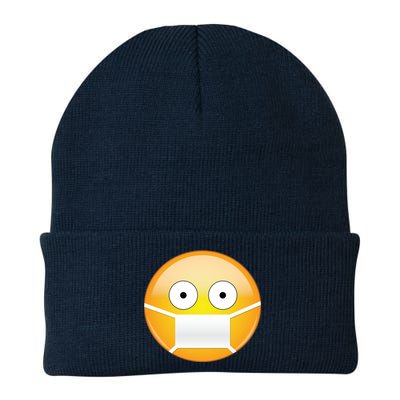 Face Medical Mask Emoji Knit Cap Winter Beanie