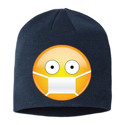 Face Medical Mask Emoji Sustainable Beanie