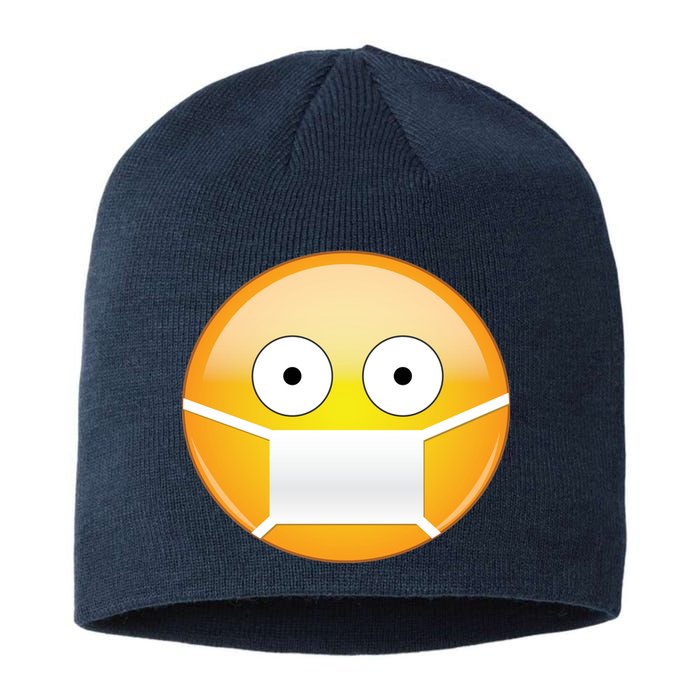 Face Medical Mask Emoji Sustainable Beanie