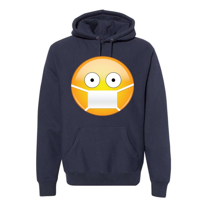 Face Medical Mask Emoji Premium Hoodie