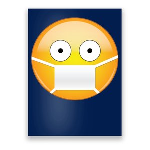 Face Medical Mask Emoji Poster