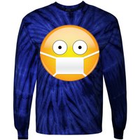 Face Medical Mask Emoji Tie-Dye Long Sleeve Shirt