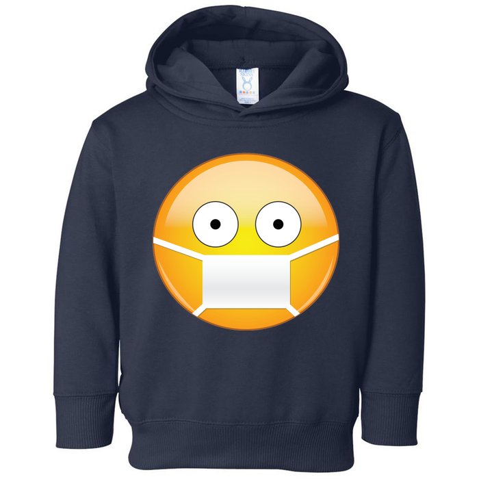 Face Medical Mask Emoji Toddler Hoodie