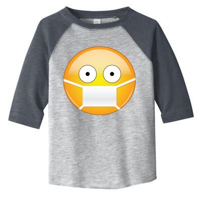 Face Medical Mask Emoji Toddler Fine Jersey T-Shirt