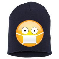 Face Medical Mask Emoji Short Acrylic Beanie