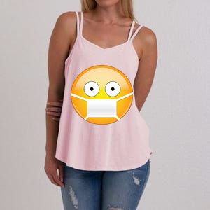 Face Medical Mask Emoji Women's Strappy Tank