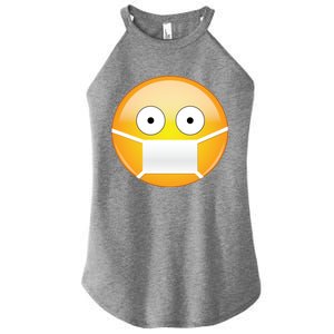 Face Medical Mask Emoji Women's Perfect Tri Rocker Tank